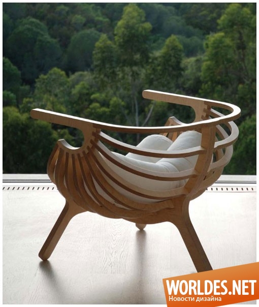дизайн мебели, дизайн кресла, кресло, оригинальное кресло, деревянное кресло, красивое кресло, современное кресло, комфортное кресло